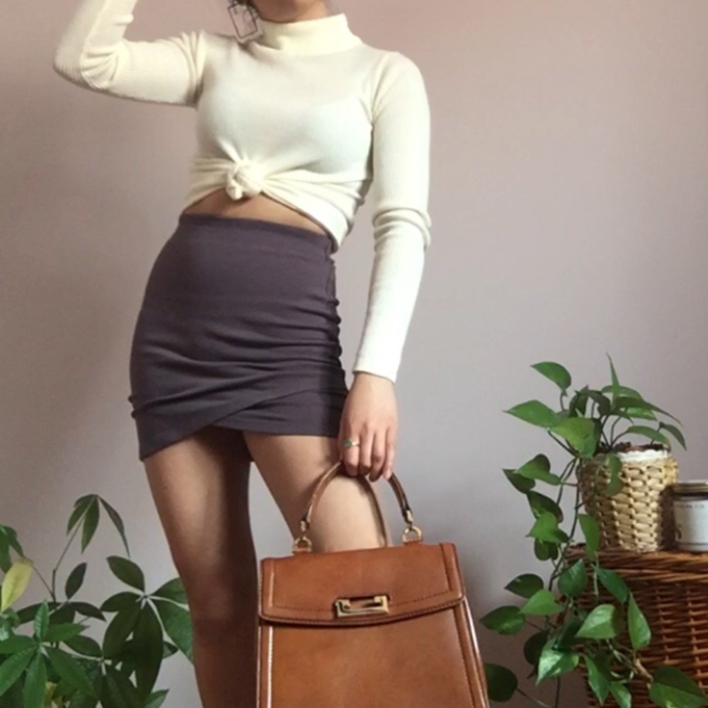 Muji mock turtle neck